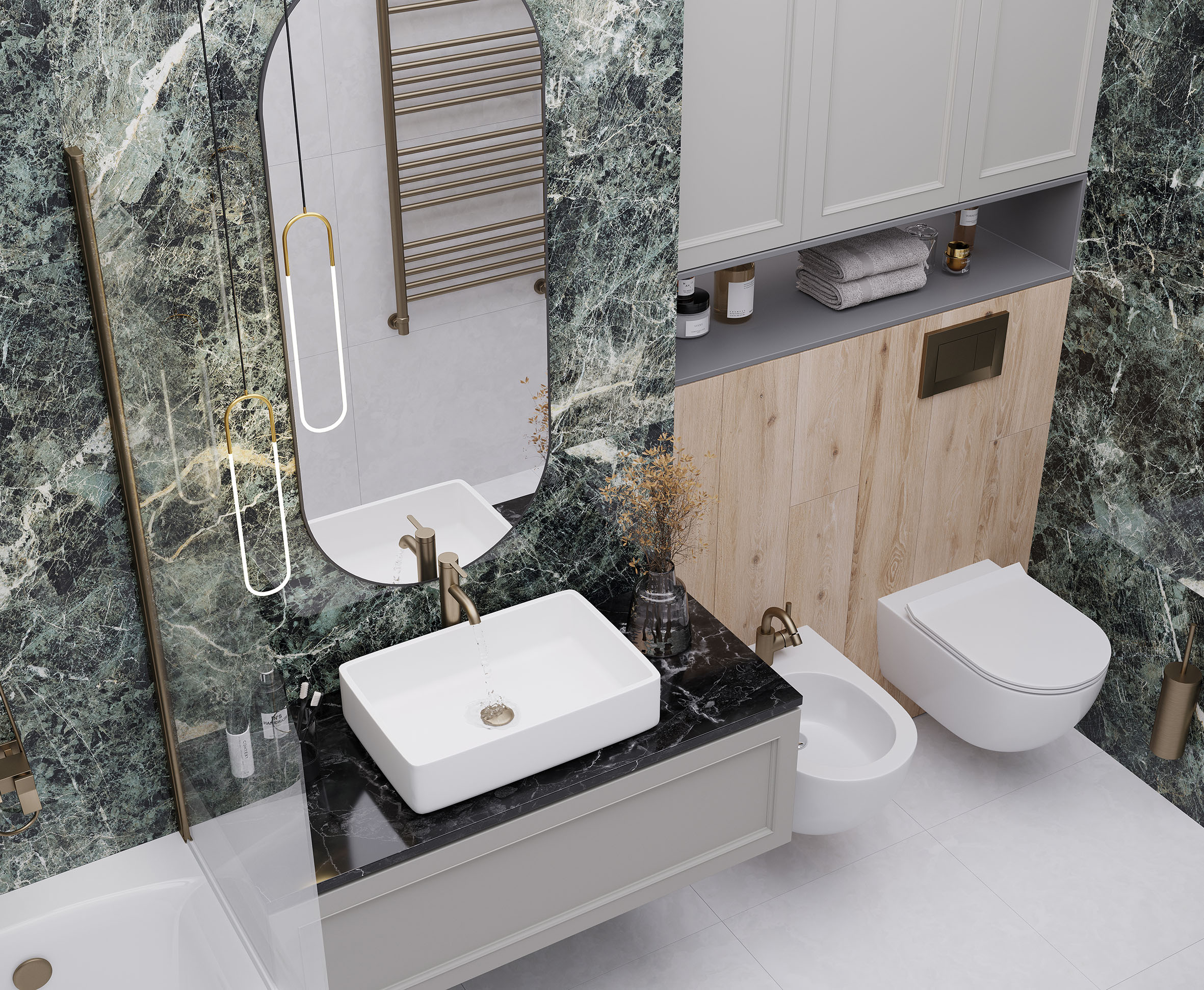 Керамогранит Laparet Nembus Green 60x60 полированный