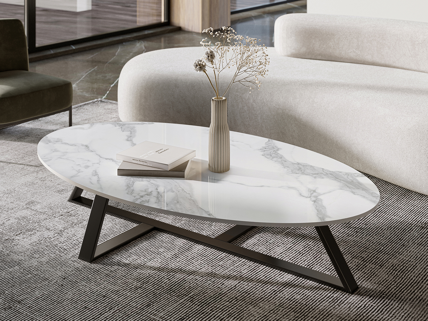 Керамогранит СтароСлэбс Patagonoa Bianco Elegance 120x280 белый