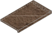 Ступень угловая правая Italon NL-Wood Х2 Pepper X2 33x60