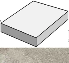 Ступень угловая Klif Silver Scalino Ang AN43 37.5x37.5