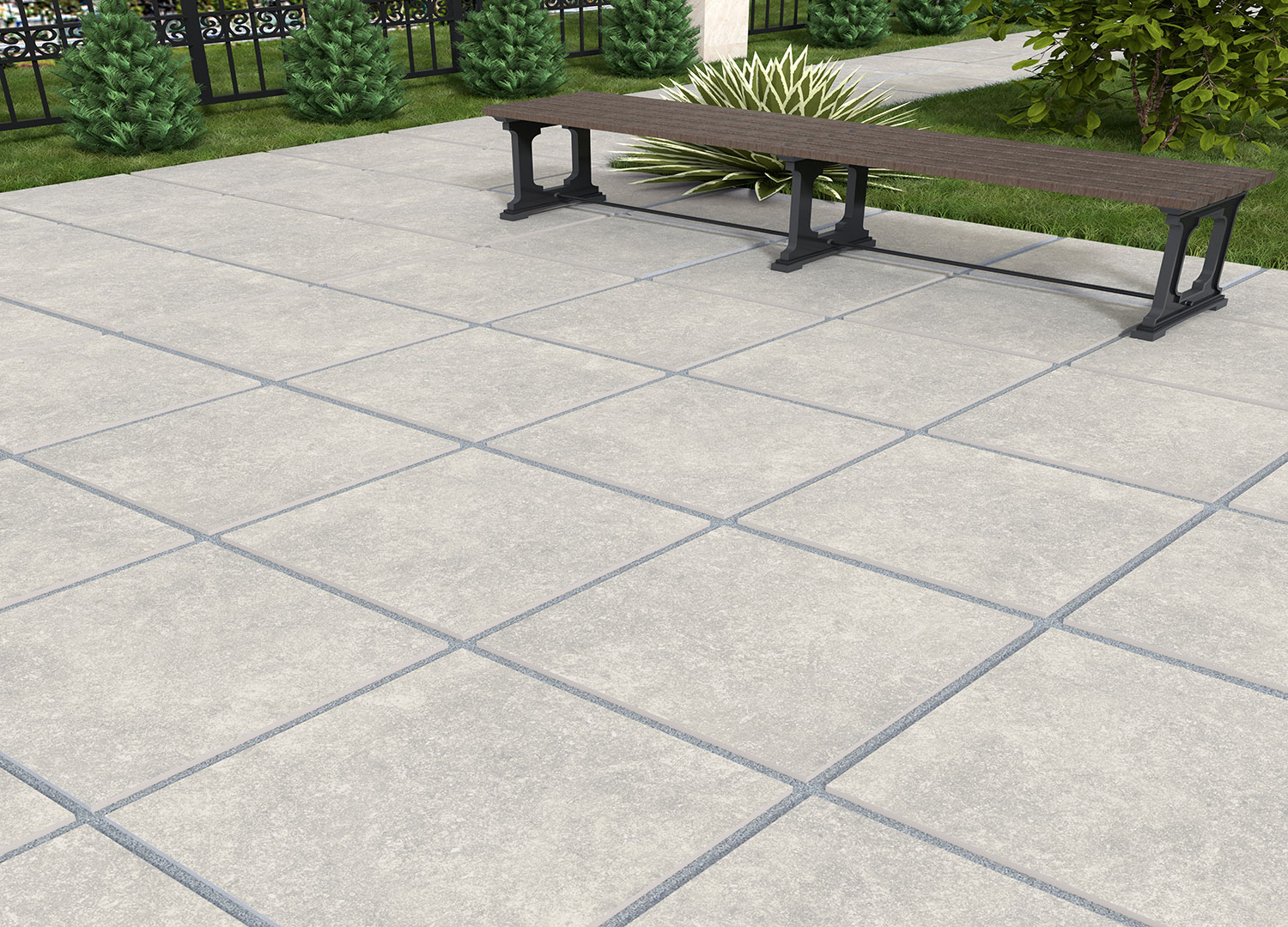 Керамогранит Persepolis Tile Specter Blue 69483 серый 60x60