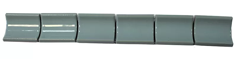 Мозаика NSmosaic TA062 бордюр серый 5.1x30.6