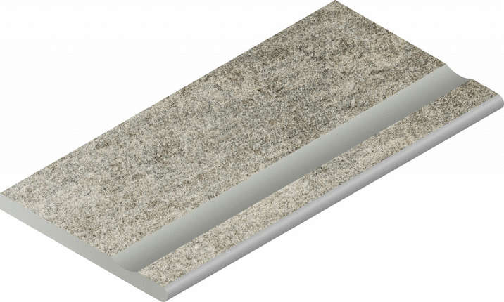 Бортик с выемкой закругленный Nordica X2 Silver 30x60