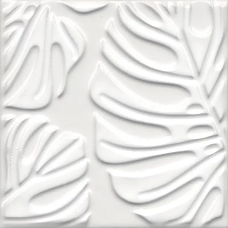 Декор Kerama Marazzi KMD2SFC001BN Агдаль 2 белый матовый структура 15x15