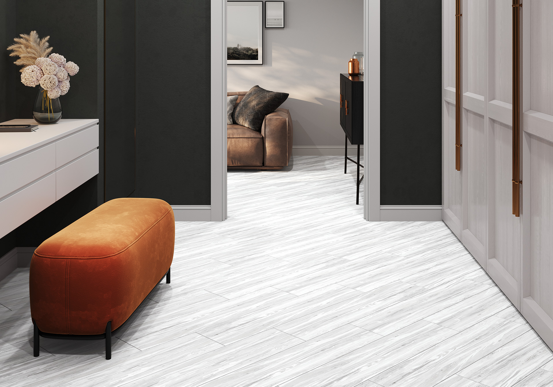 Керамогранит Alma Ceramica Алпина GFA92ALP04R белый 20x90