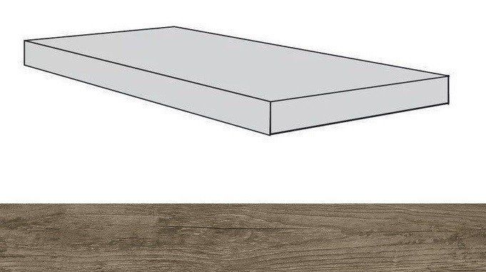 Ступень угловая левая Atlas Concorde Iconic Moka 33x160