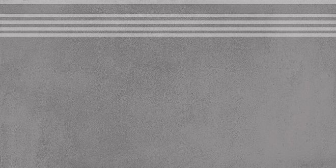 Ступень Kerama Marazzi Мирабо серый обрезной 30x60 DD253600R\GR