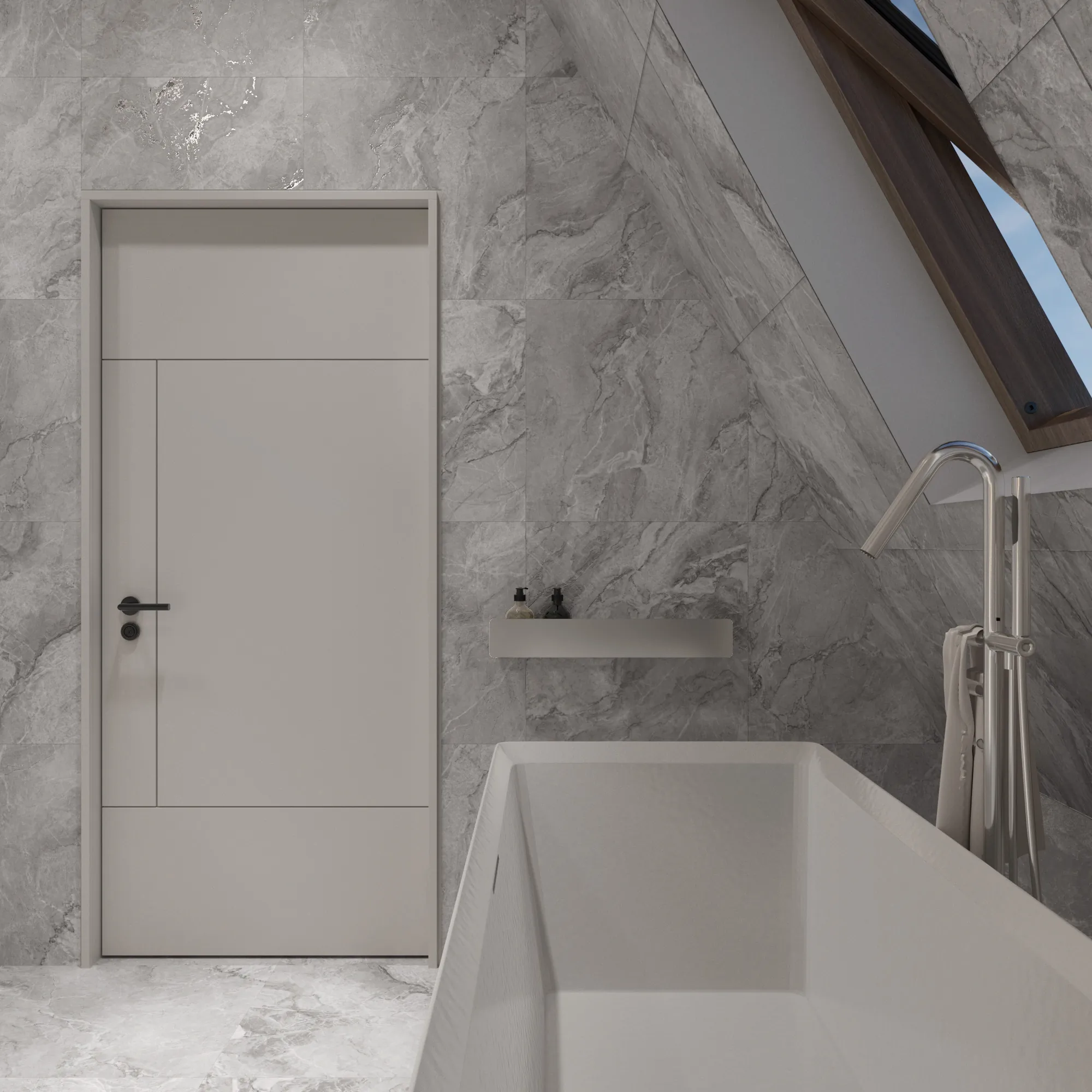 Декор Аркадия Керамика CR4009-D Bolivia Dove Decor Carving Punch 60x120 серый