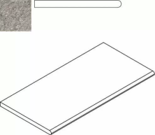 Бортик Italon Discover X2 Grey Bordo Round 30x60