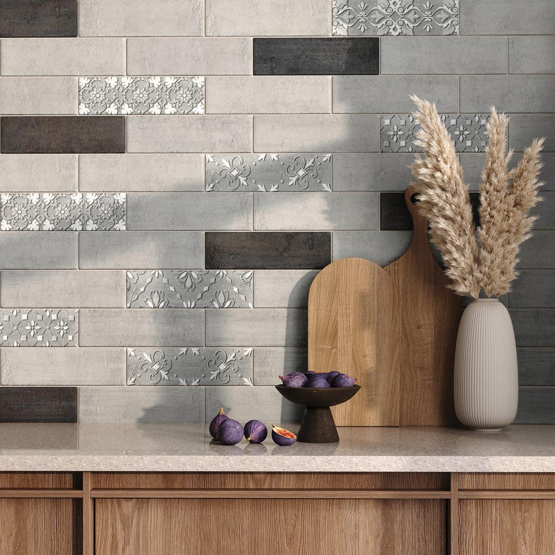 Керамическая плитка Kerama Marazzi 9047 Шеннон серый матовая 8,5x28,5