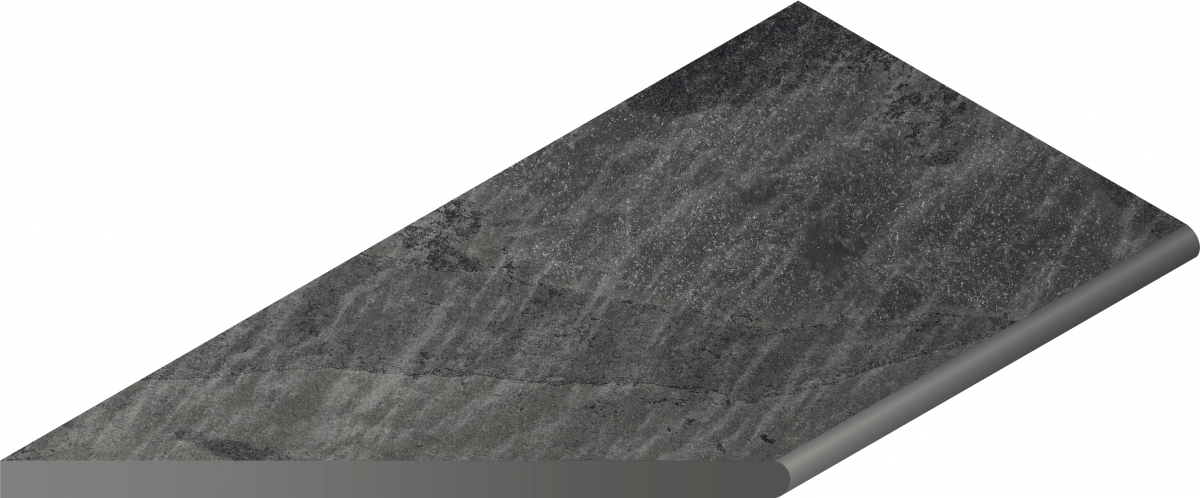 Бортик закругленный левый Italon Materia X2 Titanio 30x60