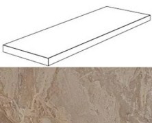 Ступень угловая правая Atlas Concorde Privilege Grigio 33x120