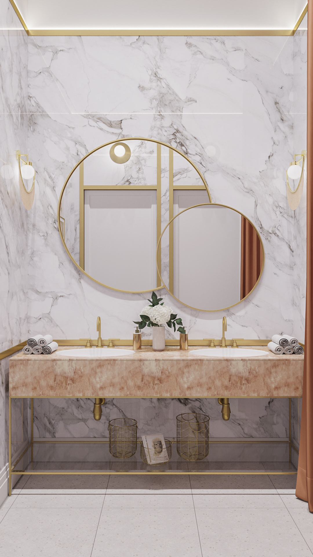 Керамогранит Азарио Calacatta Gold 60x120 Carving H18004002G белый