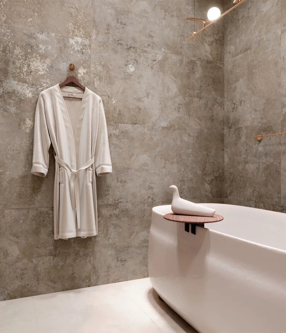 Керамогранит Аркадия Керамика GI8003-A Eragon Dark Brown Matt Glossy Ink 60x120 коричневый