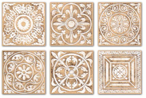 Вставка Kerama Marazzi C1294\SG1550 Сонет песочный 4,7x4,7