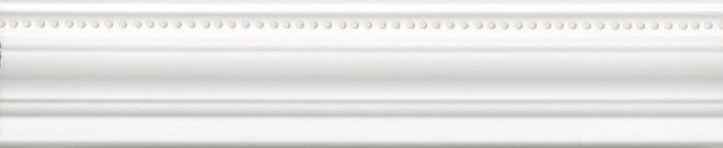 Бордюр Kerama Marazzi Фару Багет белый матовый обрезной 5.5x25 BLE022R