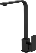 Смеситель для кухни с подключением фильтра, нержавеющая сталь, черный HB70803-7