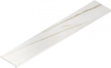 Ступень Италон Стелларис Каррара Айвори угловая правая 620070002623 белый 33x160