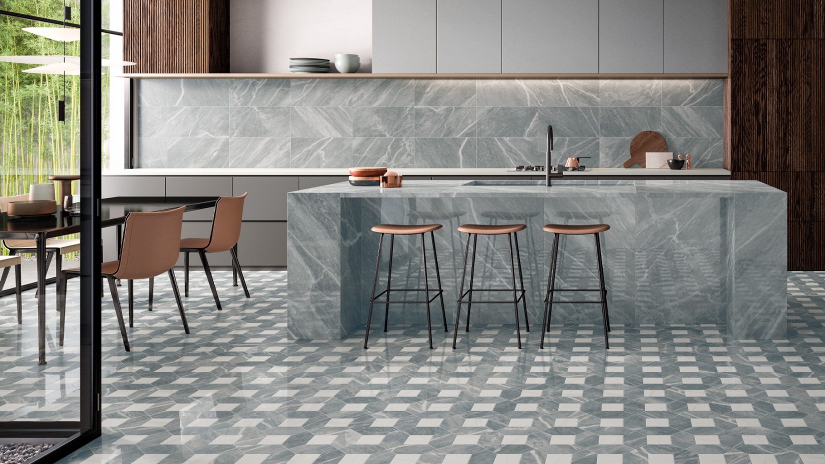 Декор Italon Шарм Экстра Лаза Интарсио Анголо 60x60 люкс