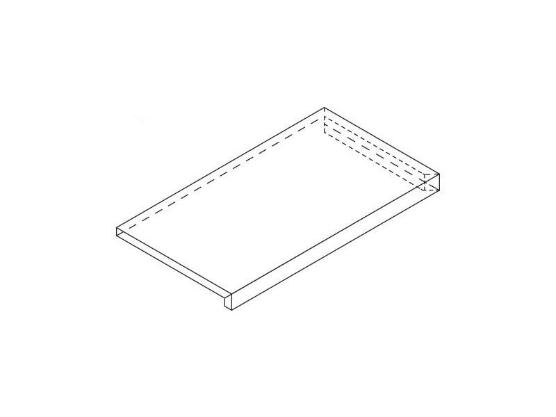 Ступень угловая правая Italon Contempora Х2 Pure X2 33x60