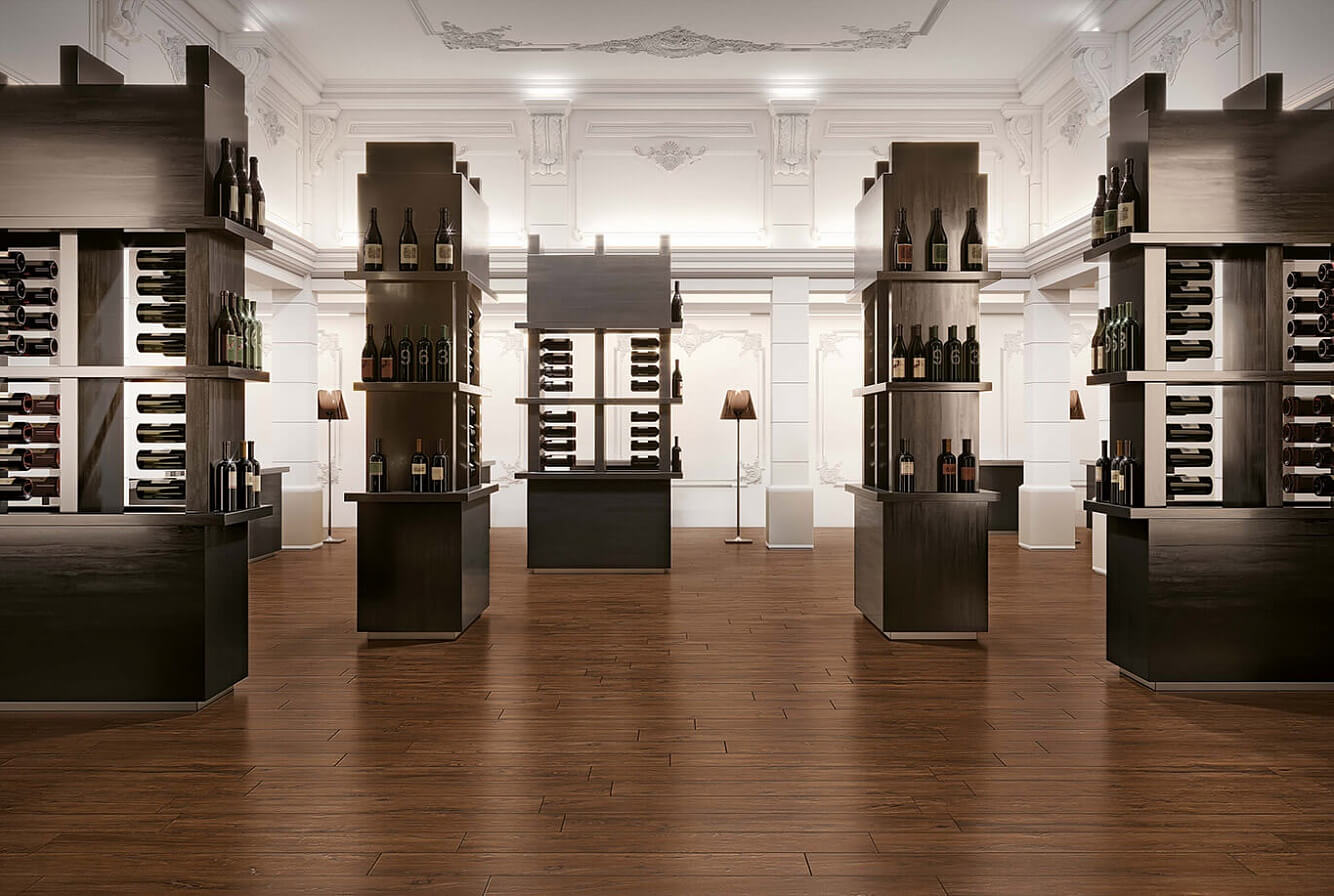 Керамогранит Atlas Concorde Oak Reserve Dark Brown 20x120