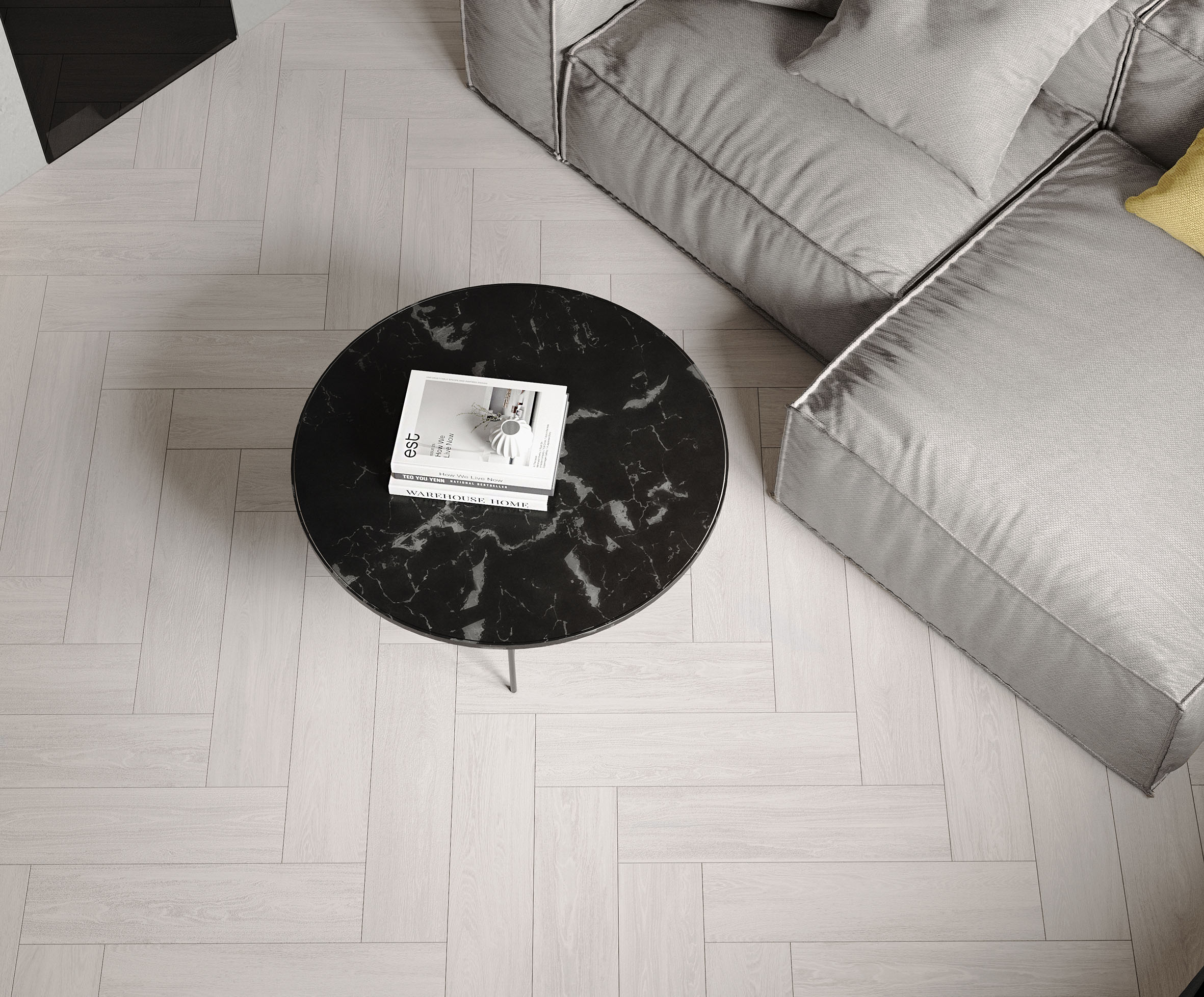 Керамогранит (AS 0006) Laparet Ash светлый 15x60 матовый