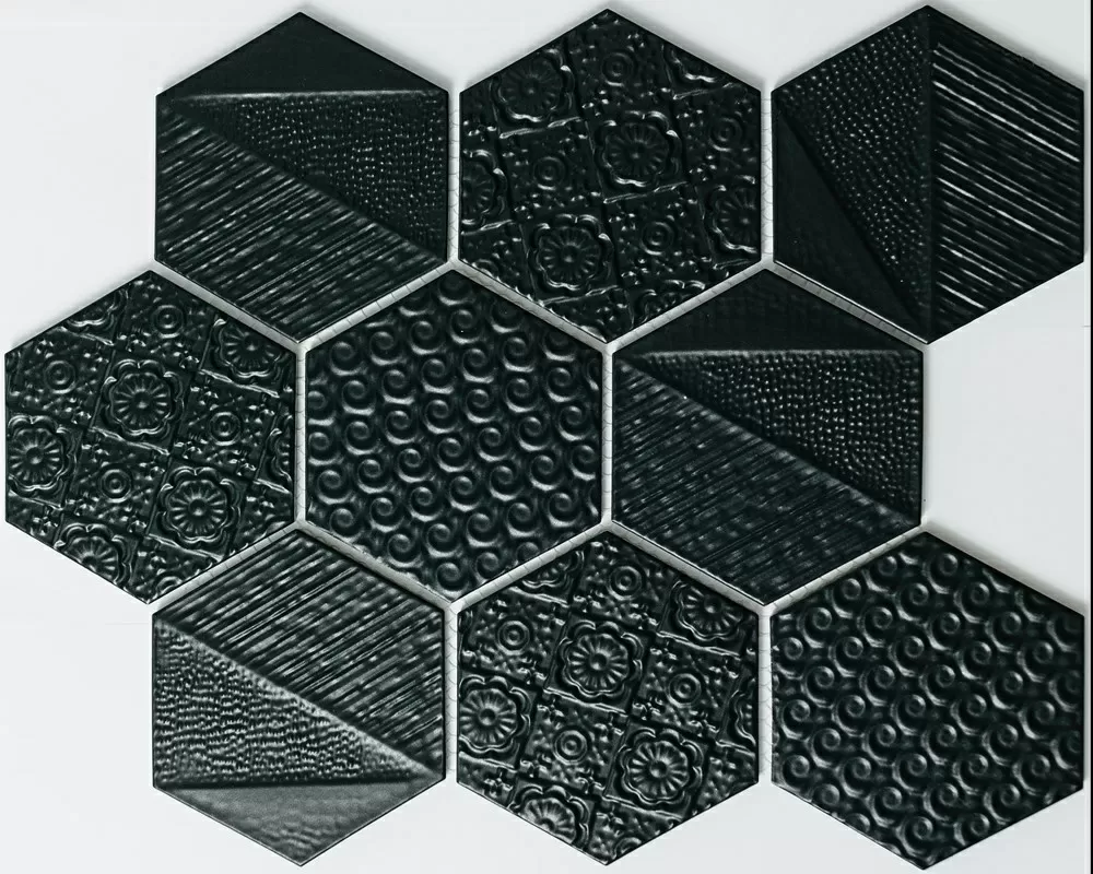 Мозаика NSmosaic R-330 черный 25.6x29.5