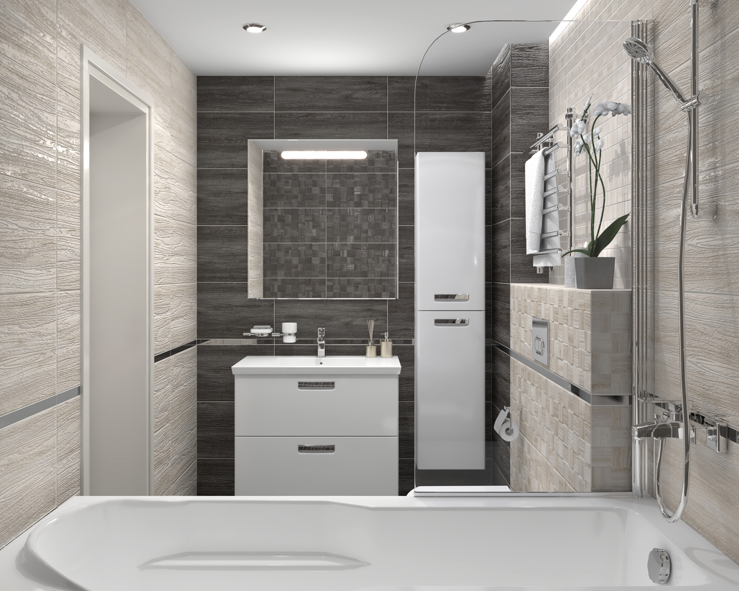 Керамогранит Laparet Timber бежевый 30x60 матовый