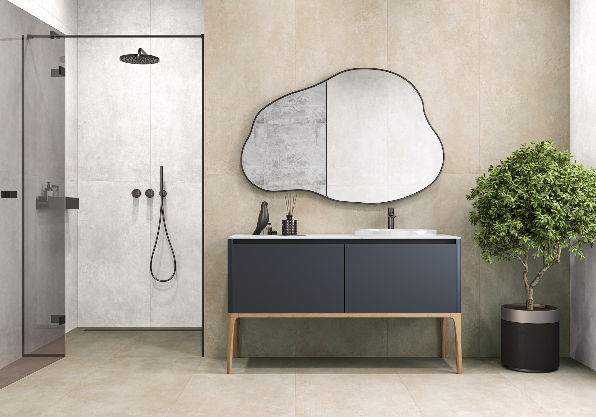 Керамогранит Alma Ceramica Тотем GFU60120TTM40R коричневый 60x120