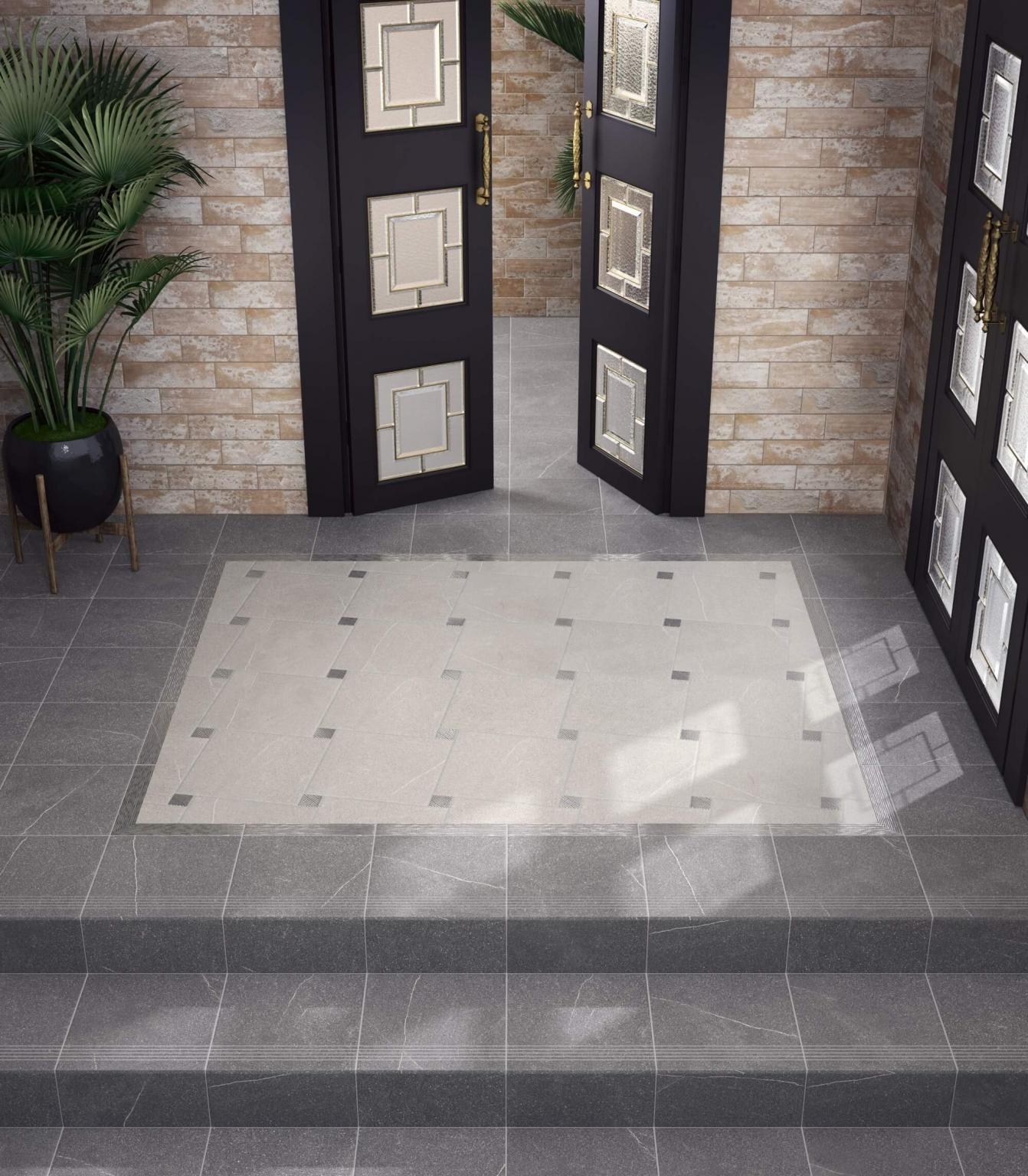 Керамогранит Kerama Marazzi SG934600N Пиазентина серый тёмный 30x30