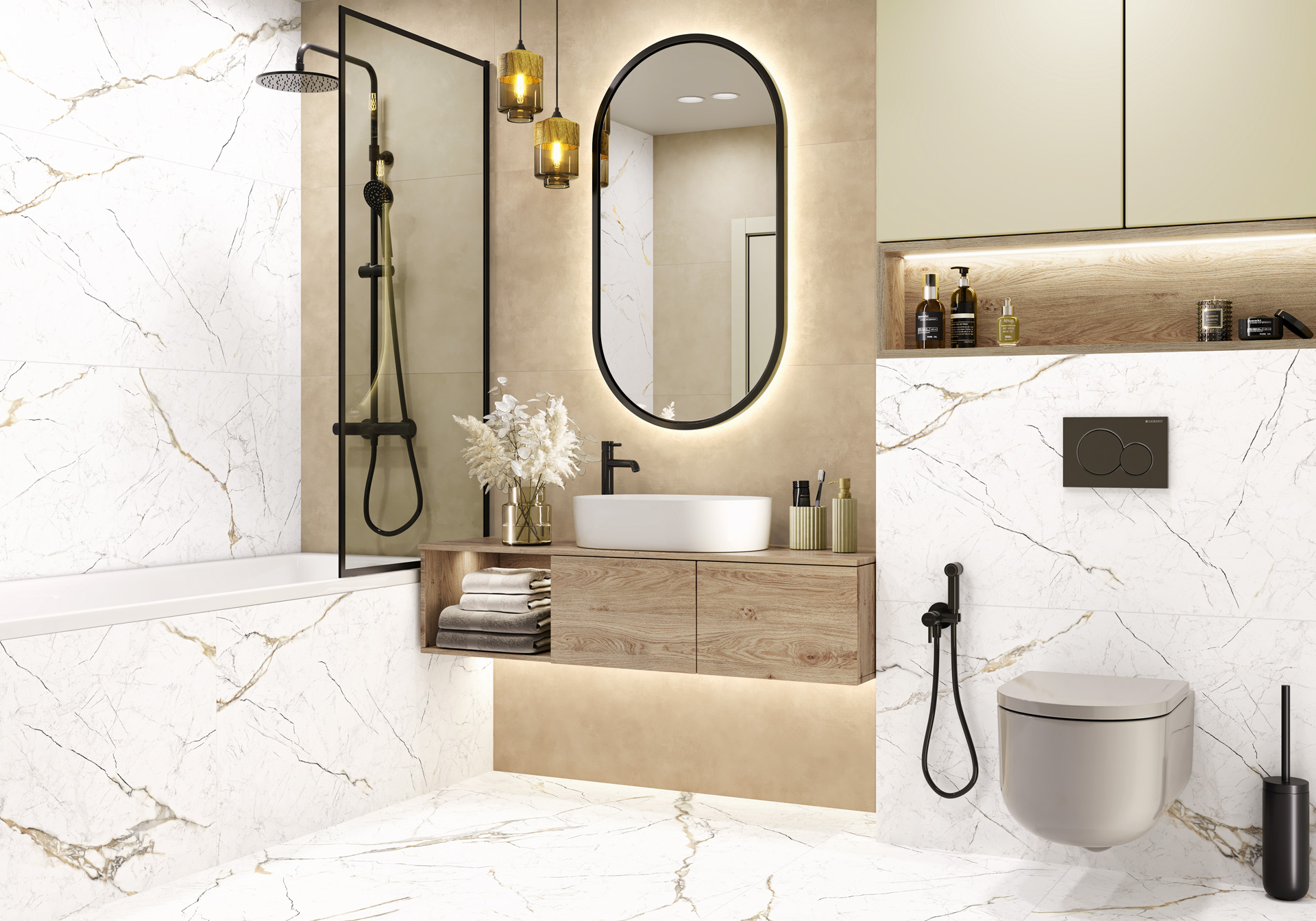 Керамогранит Alma Ceramica Рок Лайн GFU6060RKL07R серый 60x60