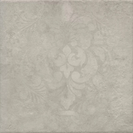 Керамогранит Kerama Marazzi KM4040G0061N Хадду серый светлый матовый декорированный 40.2x40.2