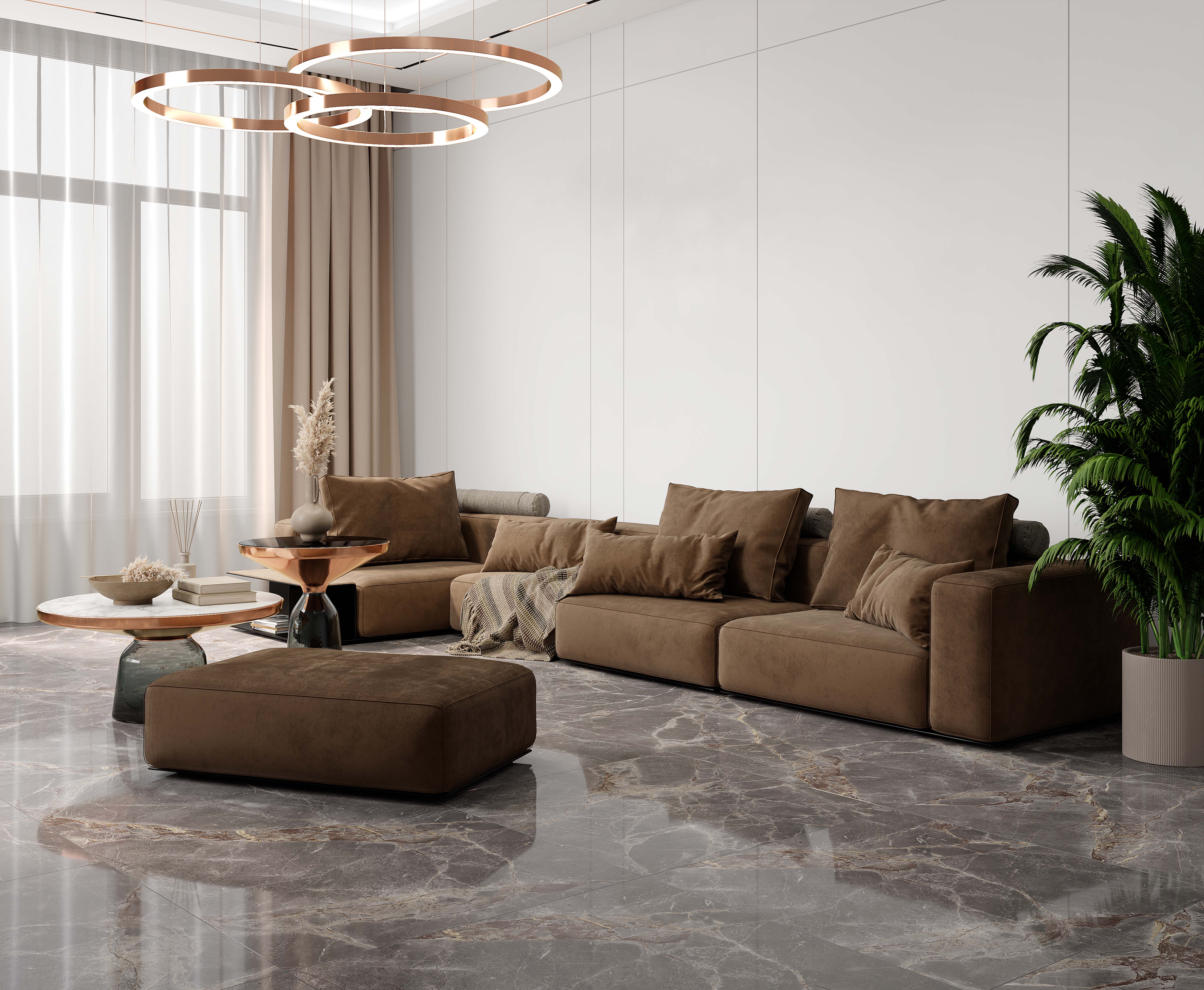 Керамогранит Laparet Nebula Grey 80x80 полированный
