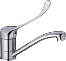 Смеситель хирургический для раковины, латунь, хром HB4554-2