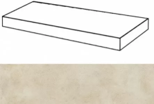 Ступень угловая правая Italon Millennium Dust 33x80