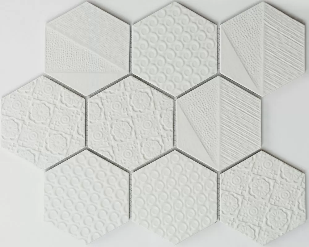 Мозаика NSmosaic R-329 белый 25.6x29.5