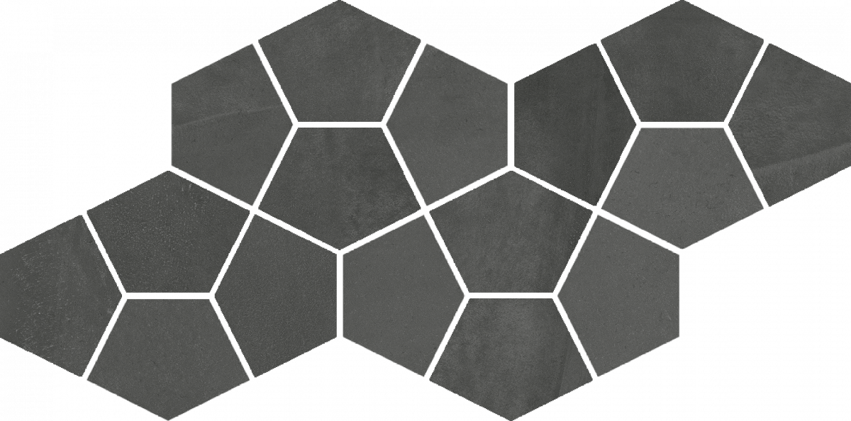 Мозаика Italon Континуум Петрол Призм 41.3x20.5