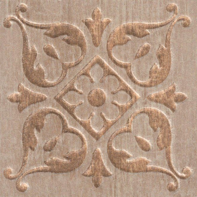 Вставка Kerama Marazzi STG\A482\SG1550 Браш Вуд беж 9,9x9,9