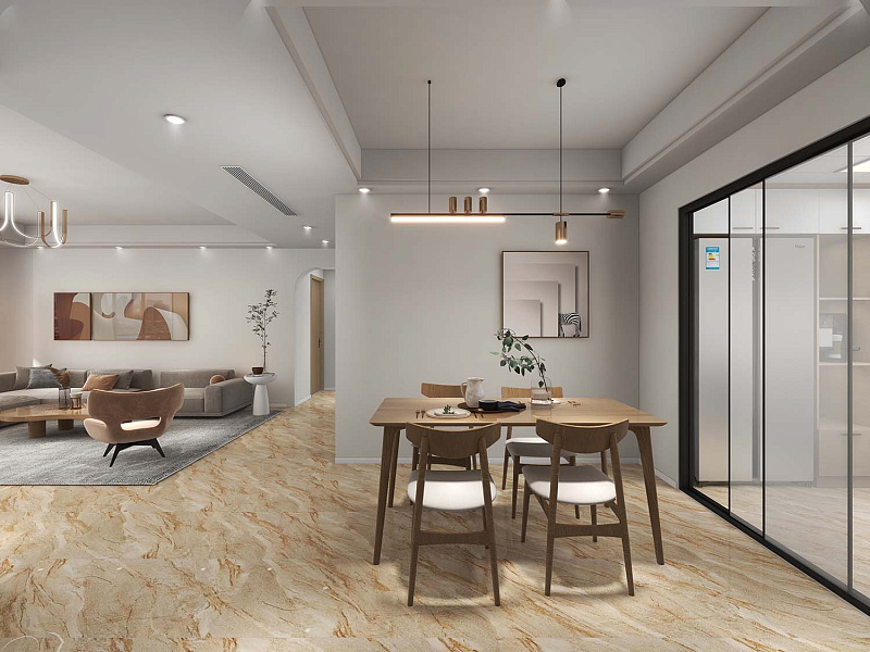 Керамогранит Азарио Desert Gold 60x120 Carving H18004007G бежевый