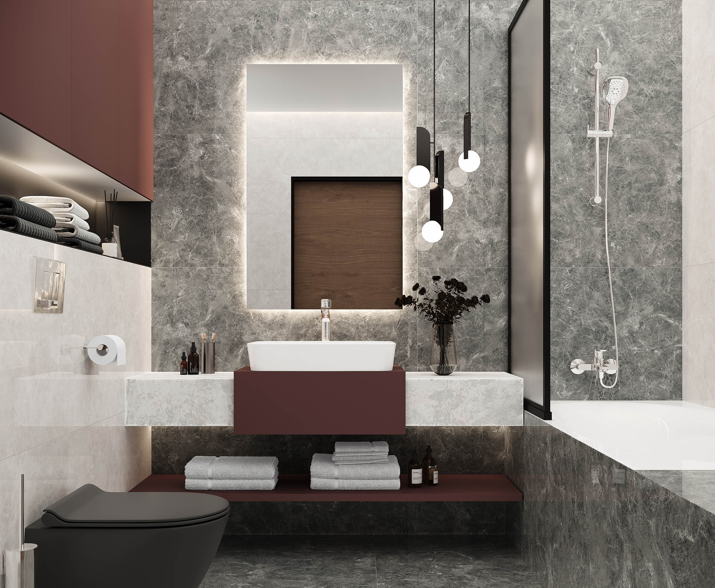 Керамогранит Laparet Orlando Gris серый 60x60 полированный