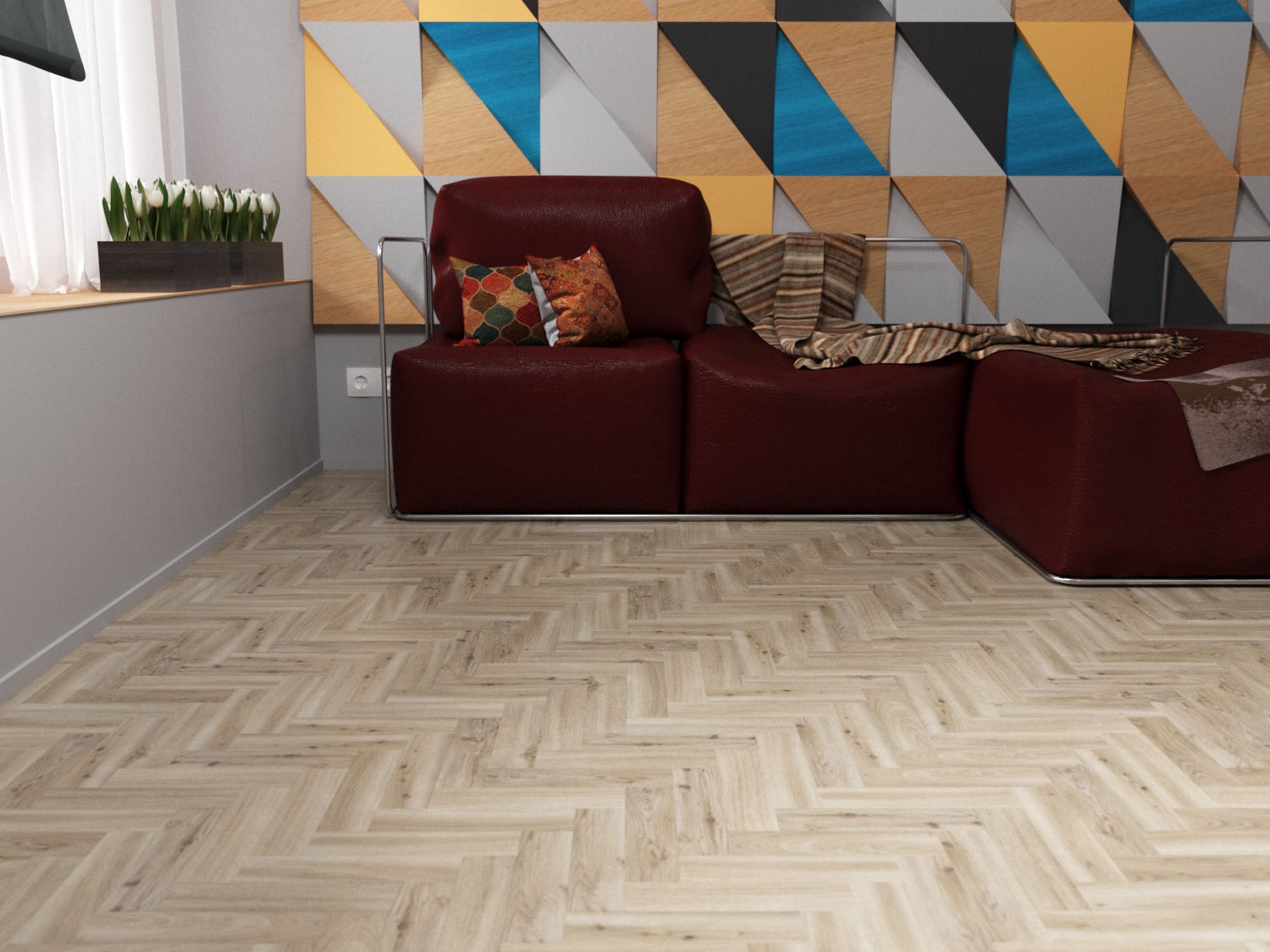 Кварцвиниловая плитка Fine Floor Craft Small Plank FF-463 Венге Биоко кварц винил напольный