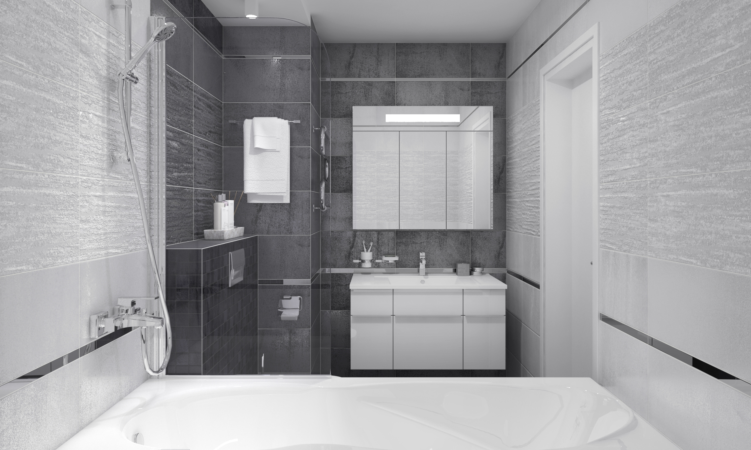 Мозаика (MM34034) Laparet Metallica мозаичный чёрный 25x25 матовый