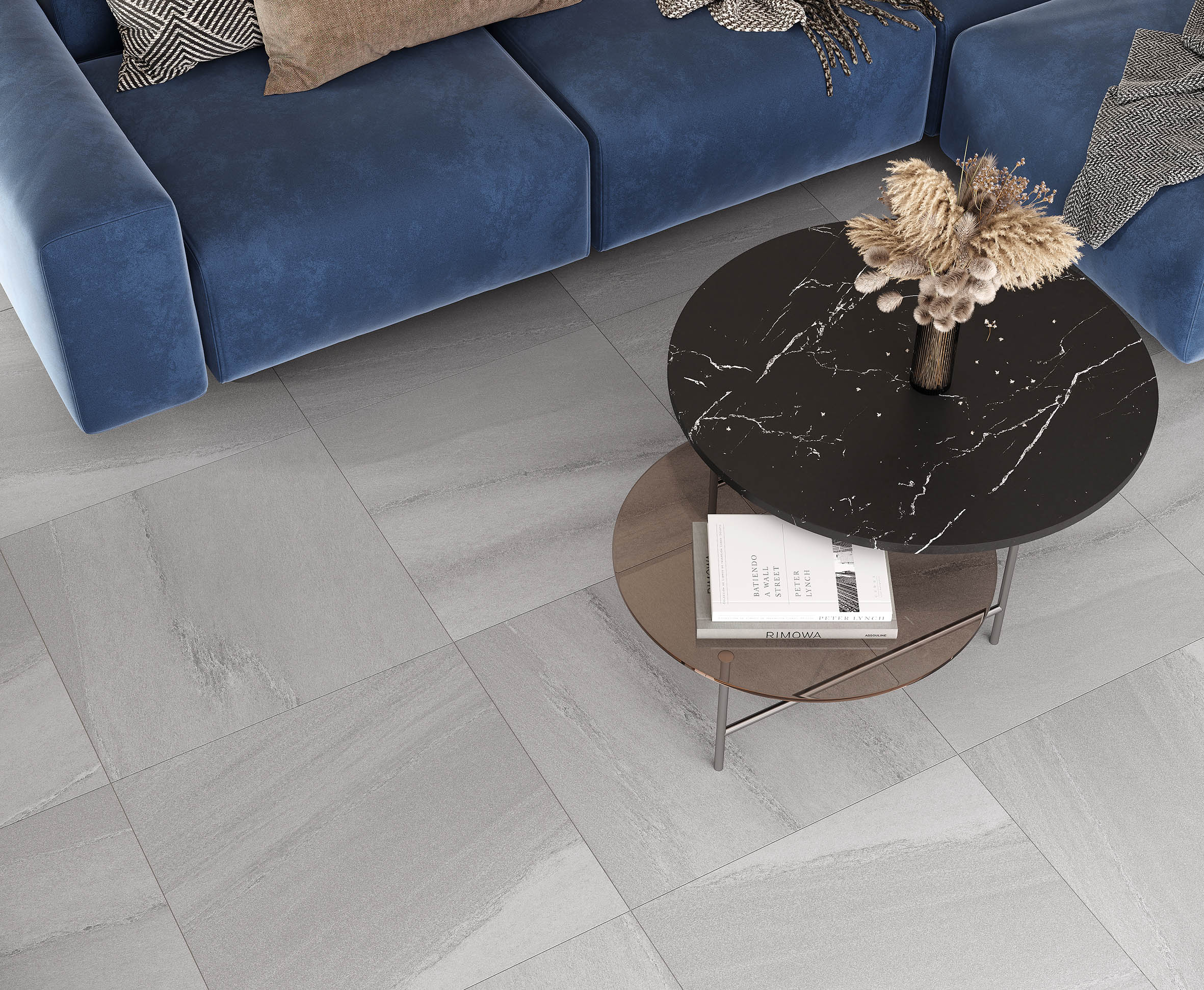 Керамогранит Laparet Urban Dazzle Gris серый 60x60 лаппатированный