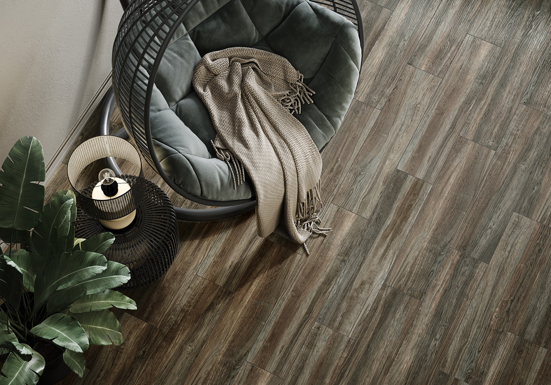 Керамогранит Alma Ceramica Честер GFA92CHR44R коричневый 20x90