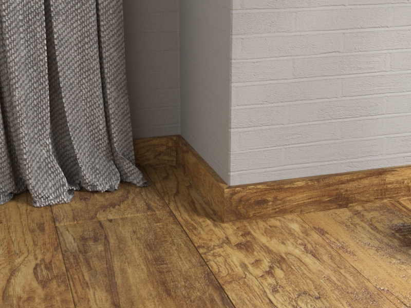 Плинтус ПВХ FineFloor Rich FF-1967 Пекан Барроу