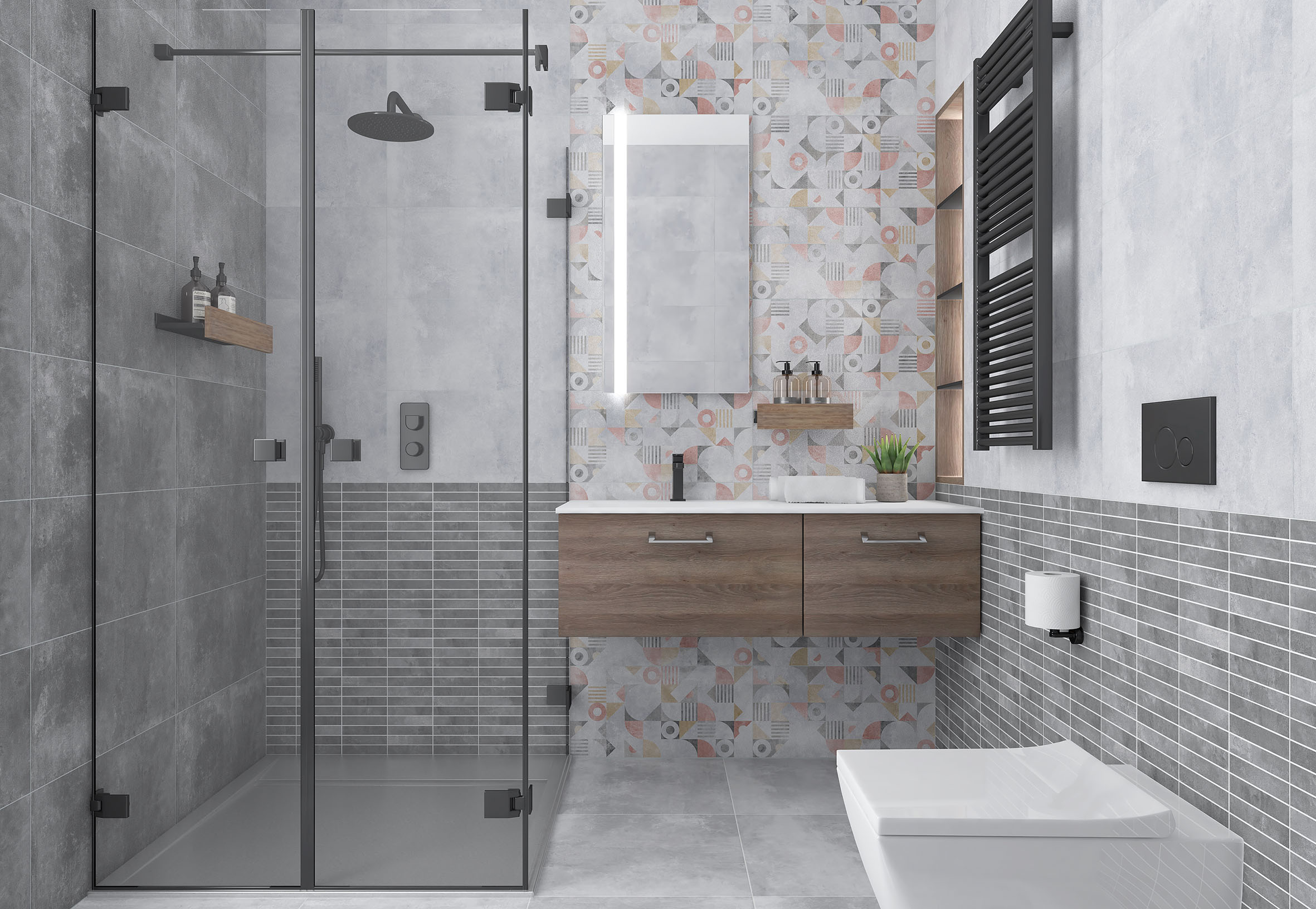 Керамогранит Laparet Etnis светло-серый 50x50 матовый