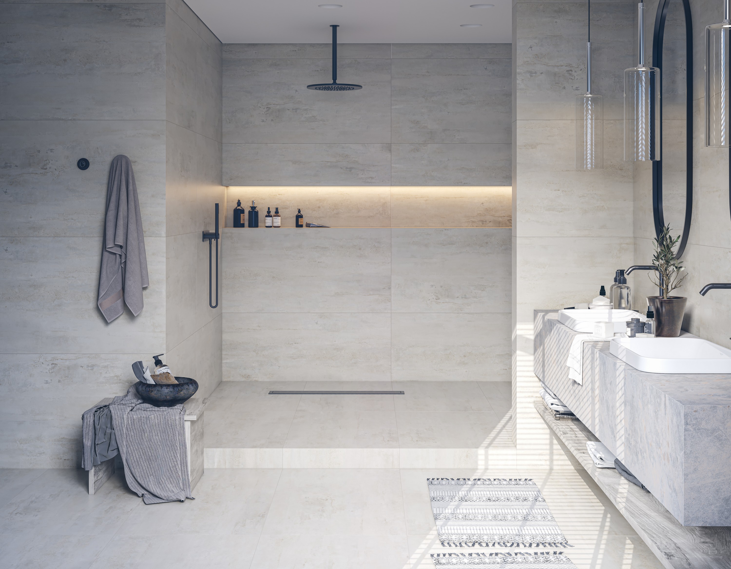 Плитка керамогранитная Elevator Grey Beige 60x60х10 см