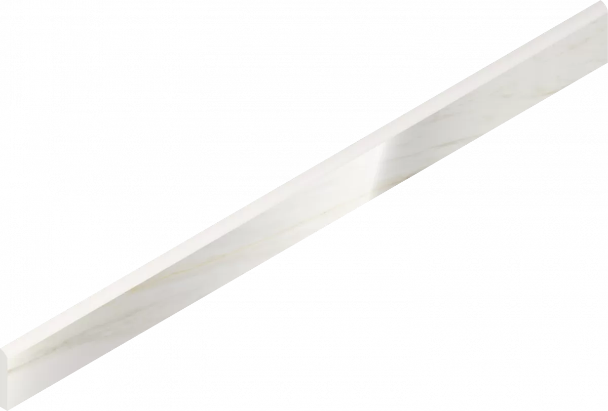 Плинтус Италон Стелларис Каррара Айвори Люкс 610130007474 белый 7.2x80
