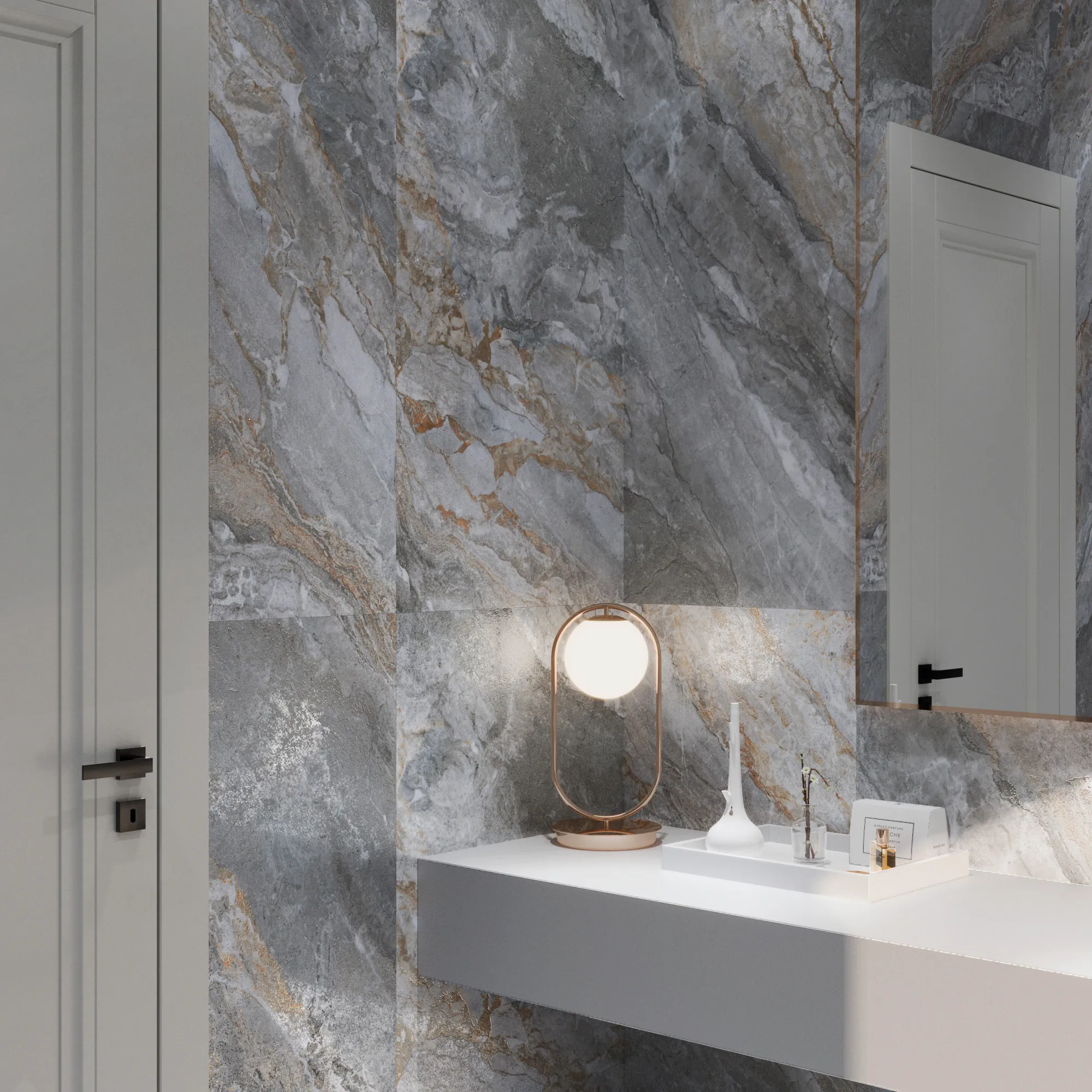 Керамогранит Аркадия Керамика CL4006-A Trivola Bianco Carving Lappato 60x120 белый