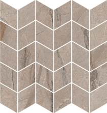 Декор Kerama Marazzi KMD2MSM014BR Ифран мозаичный бежевый светлый глянцевый обрезной 30x31.2